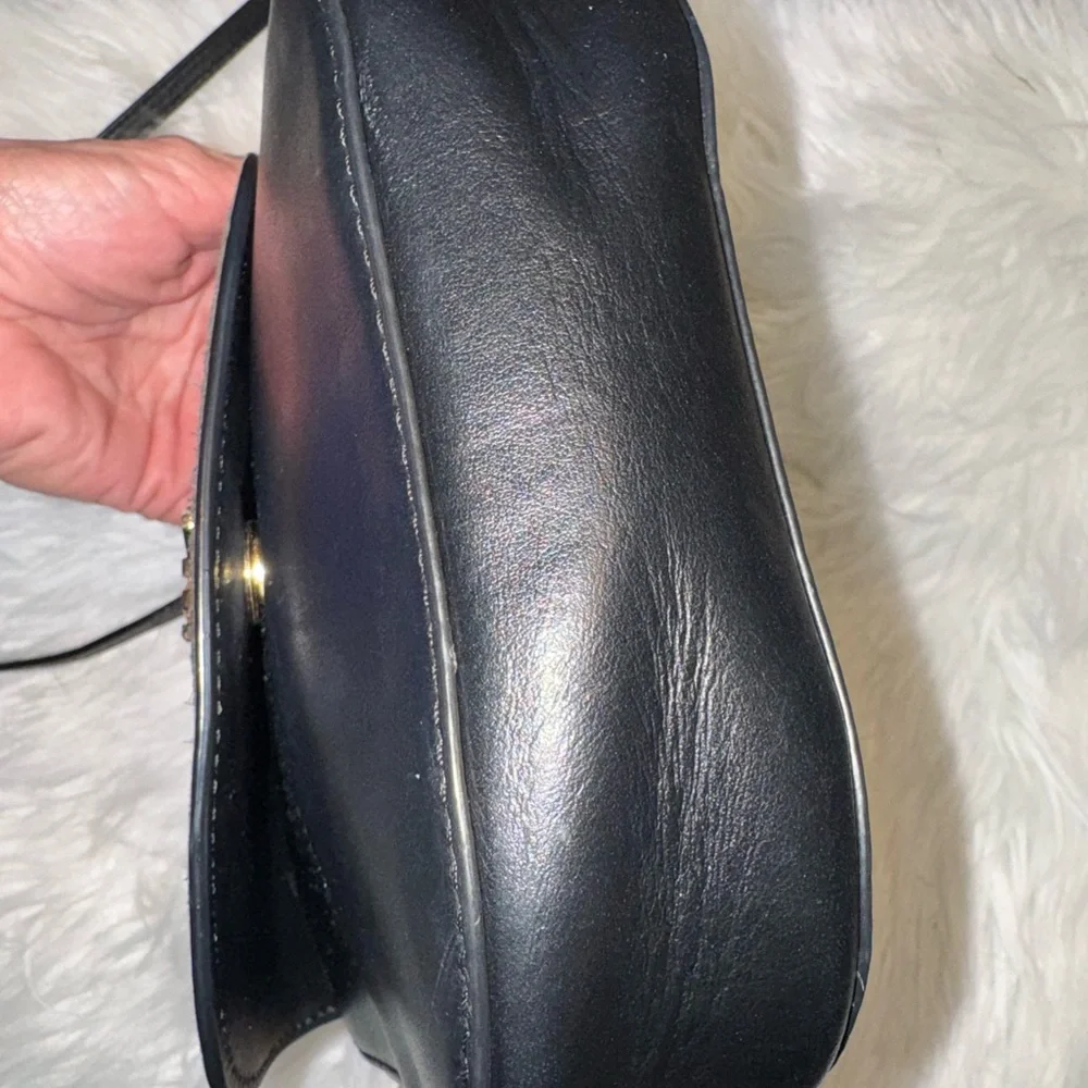 Michael Kors Black Crossbody Bag with Gold Chain